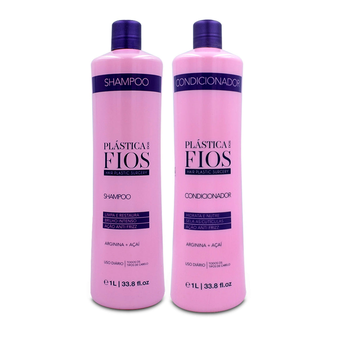 Cadiveu Plastica dos Fios Shampoo and Conditioner Home Care Kit