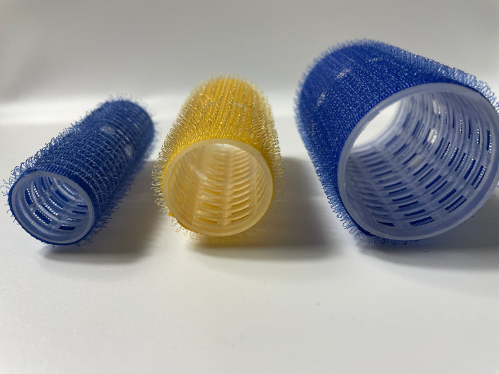 Velcro Type Rollers – 18 Count (3mm, 6mm, 8mm)