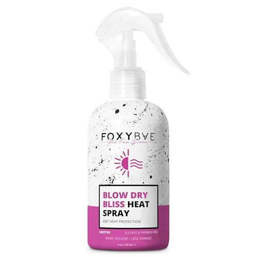 FoxyBae Heat Protectant Spray- with Biotin 8 oz
