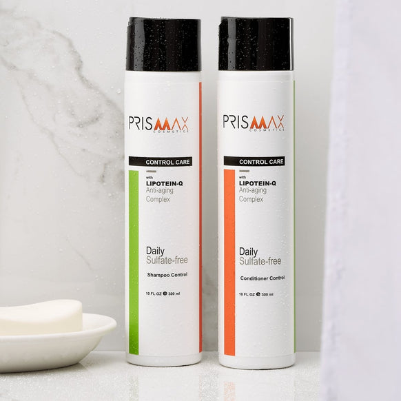 Prismax Control Shampoo and Conditioner Set - 10oz - Prismax Cosmetics