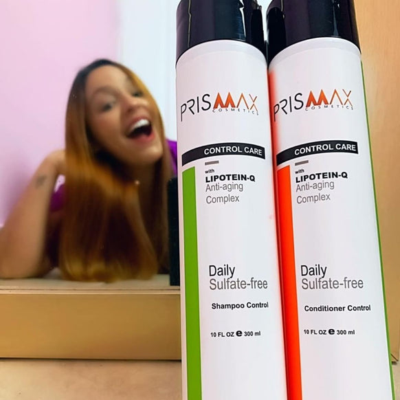 Prismax Control Shampoo and Conditioner Set - 10oz - Prismax Cosmetics