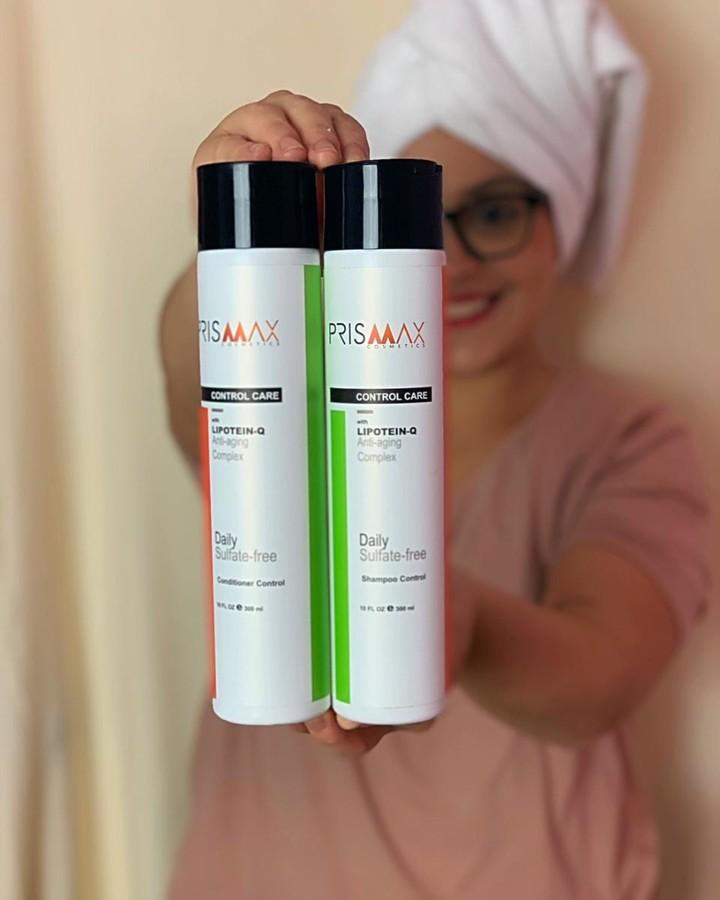 Prismax Control Shampoo and Conditioner Set - 10oz - Prismax Cosmetics