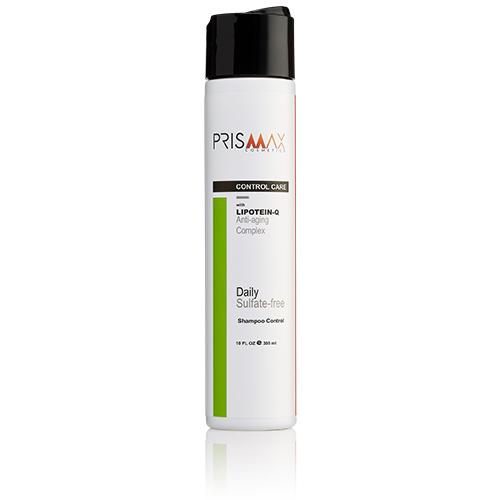 Prismax Control Shampoo with Lipotein-Q (Anti-Aging Keratin) - Sulfate-free, Paraben-free - 10oz - Prismax Cosmetics