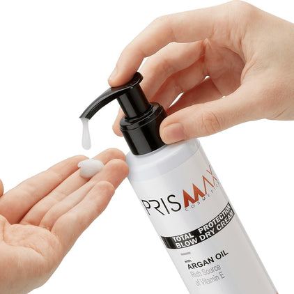Prismax Leave-In Conditioner - Total Protection Blow Dry Cream - 8oz - Prismax Cosmetics